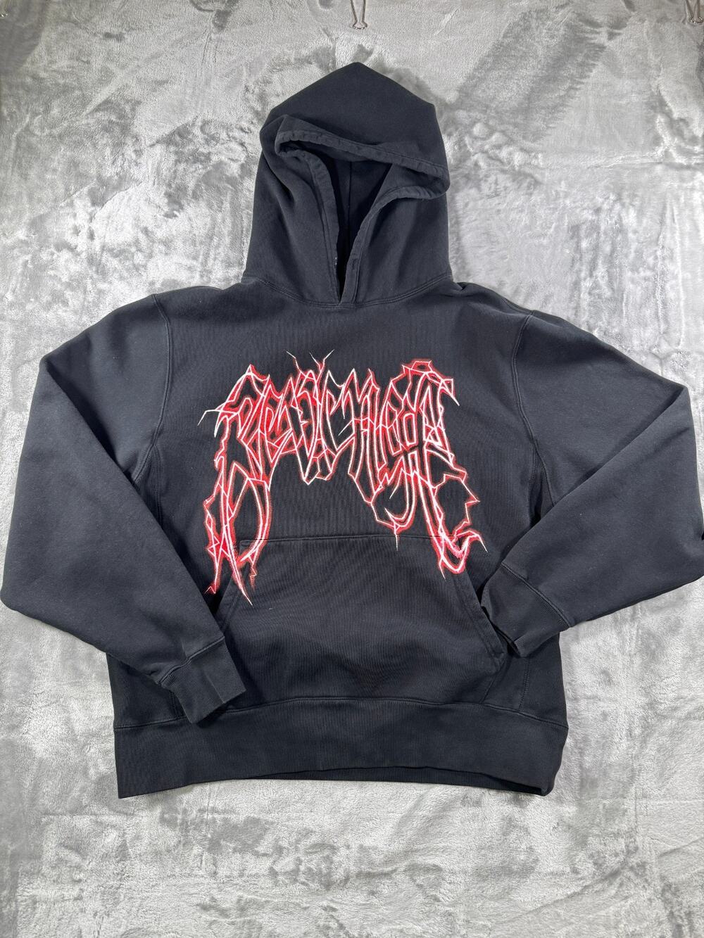 Revenge Kill Hoodie Black Red XL Tentacion Streetwear Mens Medium